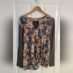 Floral Long Sleeve Top